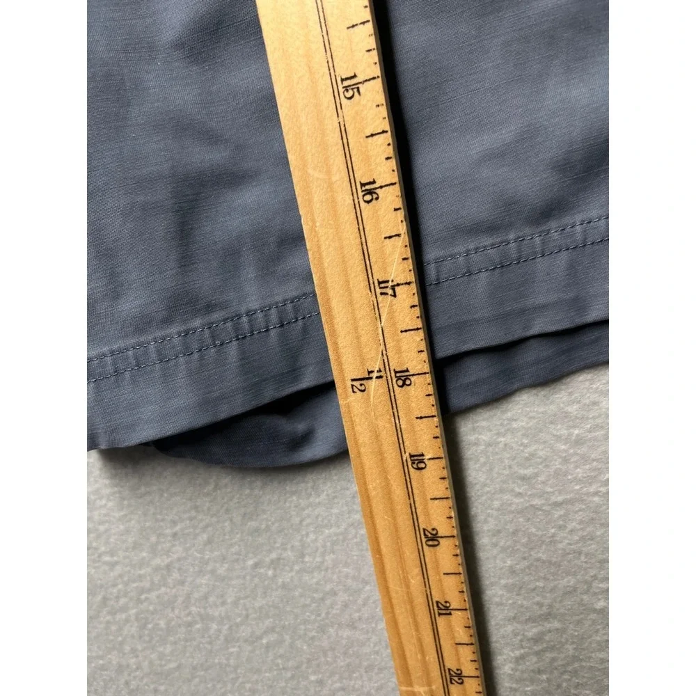 Lululemon Commission Shorts Mens 34 Blue Gray Technical Chino Golf 9 Inseam